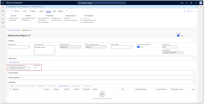05 setup for SalesInvoice.ReportIT
