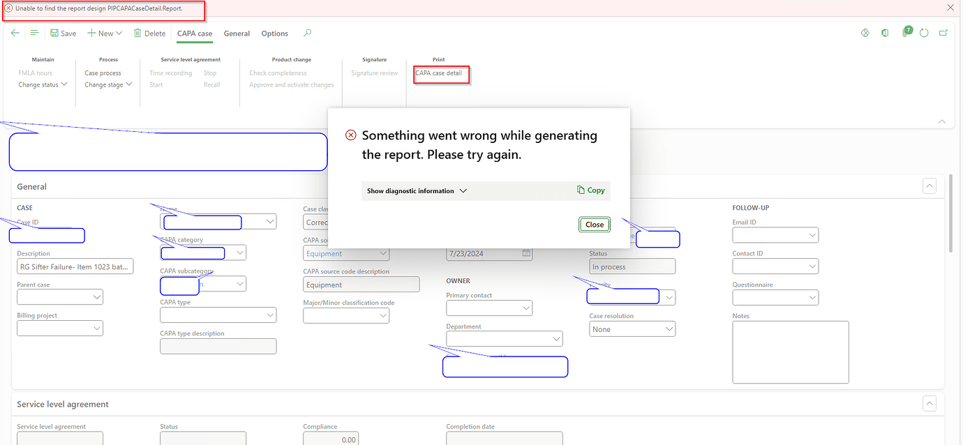 Unable to find the report design - Docentric Forum