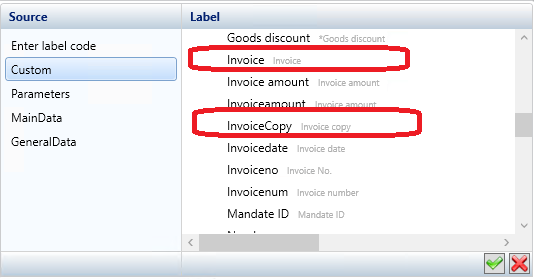 Condition User-defined Labels - Docentric Forum