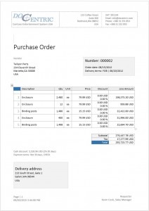 purchase order assignment