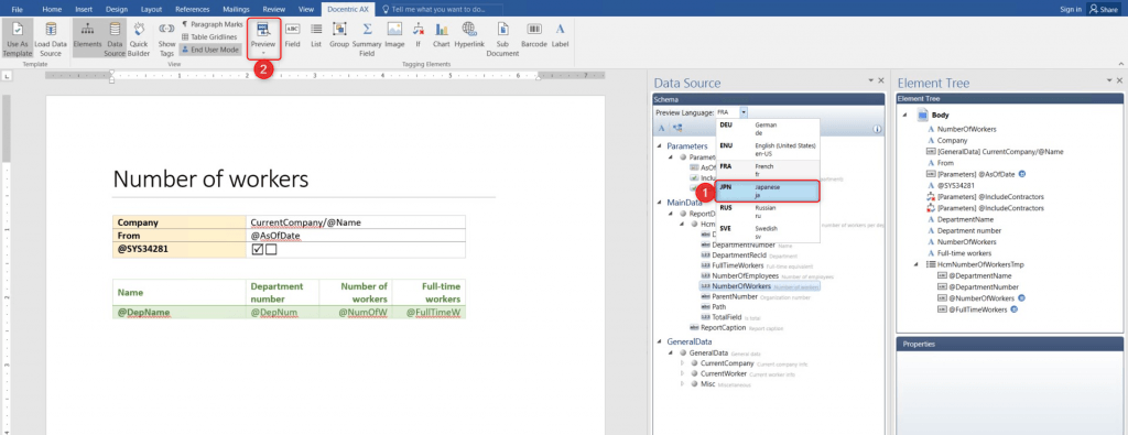 How to Design Multilingual Reports - Docentric AX