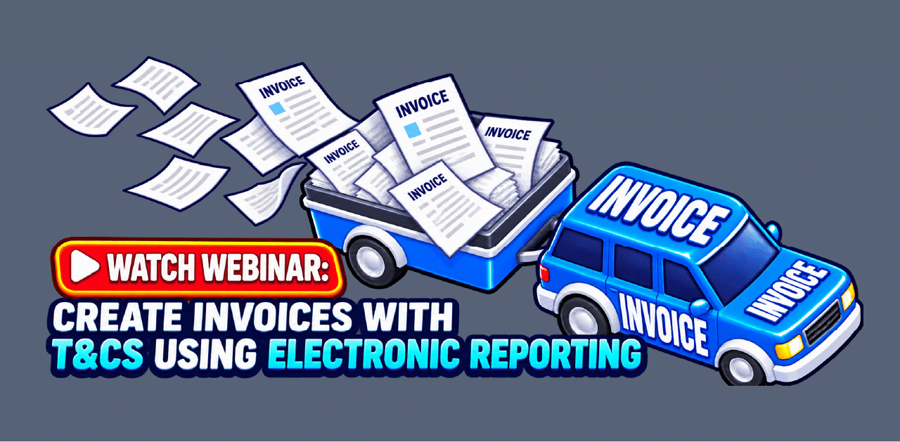 Webinar: Create invoices with Terms And Conditions using Electronic Reporting