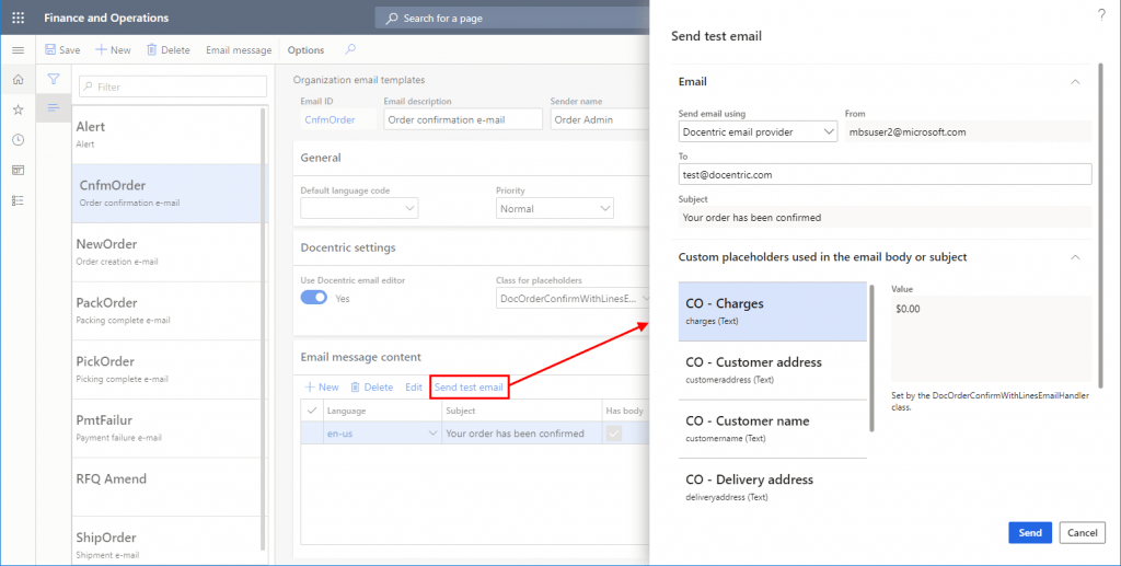 Security for Non-Reporting Features - Docentric AX