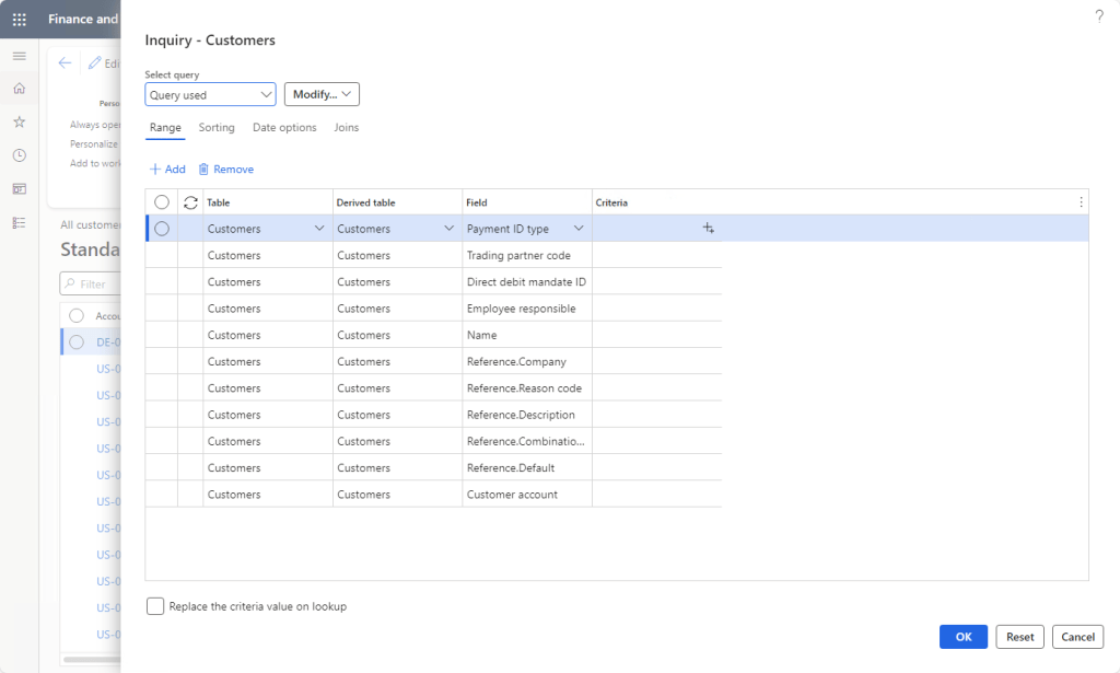 Docentric Query Browser for D365FO